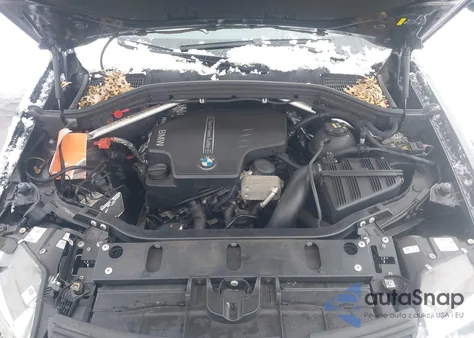 2016 BMW X3 xDrive28I z USA, uszkodzony, nr VIN 5UXWX9C57G0D83383